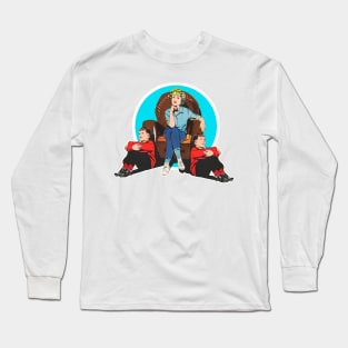 Mother and twin children Long Sleeve T-Shirt